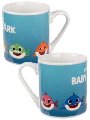 Baby Shark Baby Shark Tasse - 5 Sharks  230 ml in blau