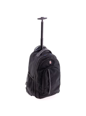Gladiator 0700 2 Rollen Rucksacktrolley 50 cm Laptopfach black