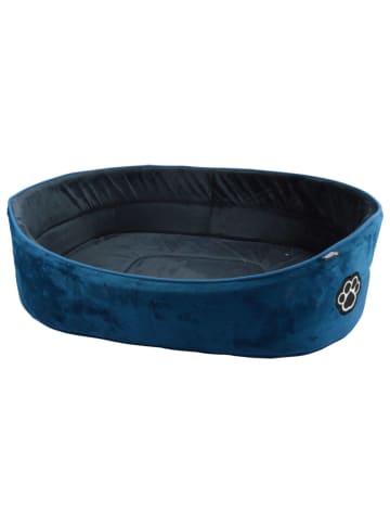 Love Story Hundebett in marineblau