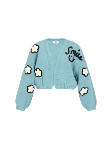 myMo Cardigan in turquoise