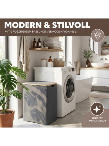 bremermann Wäschesammler 145 Liter grau