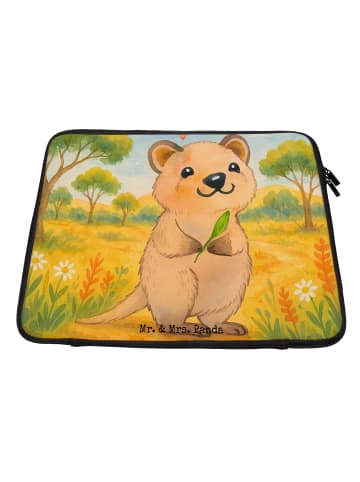 Mr. & Mrs. Panda Laptoptasche Quokka Happy Design ohne Spruch in Weiß