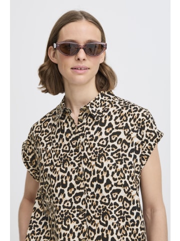 b. young Midikleid BYFALAKKA Loose fit in Rainy Day Leopard Mix