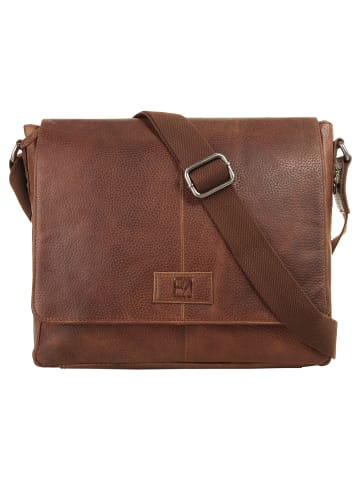 Bodenschatz Messenger echt Leder in cognac