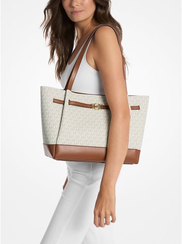 Michael Kors Schultertasche in BEIGE/COGNAC