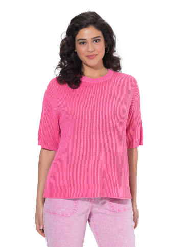 Ulla Popken Pullover in flamingo
