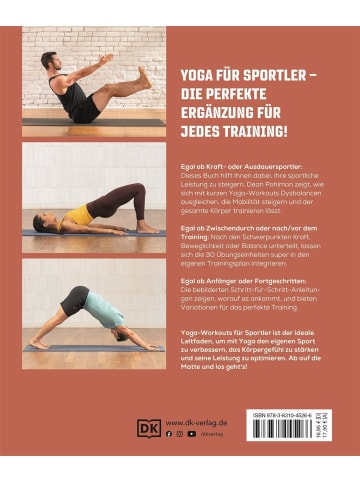 Dorling Kindersley  Yoga-Workouts für Sportler | 10-Minuten-Programme für mehr Kraft, Ausdauer...
