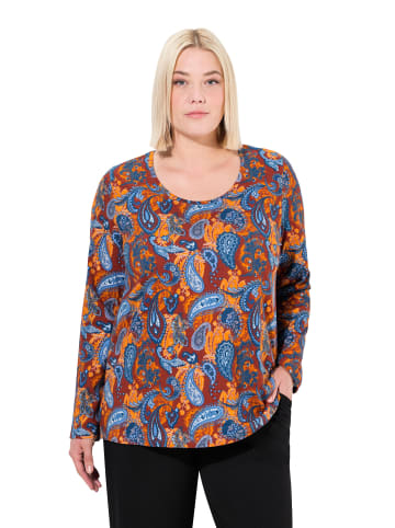 Ulla Popken Shirt in dunkle beere