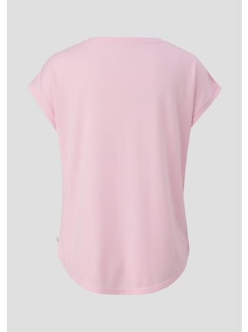 QS T-Shirt kurzarm in Pink