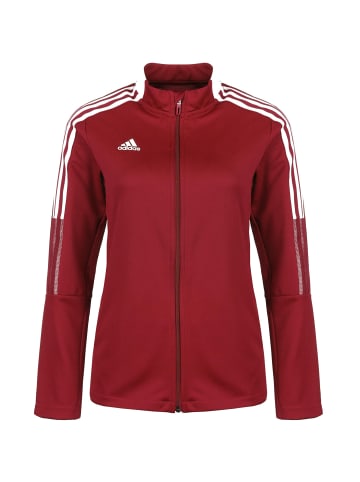 adidas Performance Trainingsjacke Tiro 21 in rot / weiß