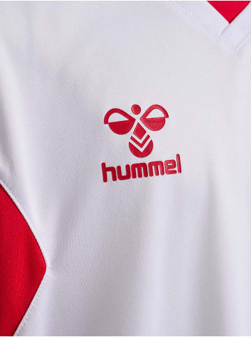 Hummel Hummel T-Shirt Hmlauthentic Kinder in WHITE/TRUE RED