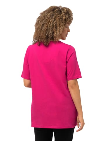 Ulla Popken Shirt in fuchsia pink