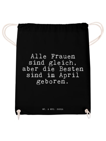 Mr. & Mrs. Panda Säckchen Alle Frauen sind gleich,... mit Spruch in Schwarz