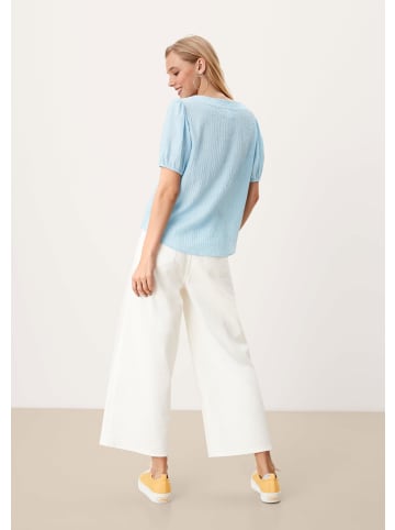 QS Bluse in 5330_himmelblau