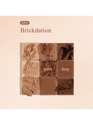 BLACK ROUGE Lidschatten MP01 BRICKDATION, 8 g