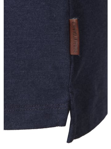 naketano Poloshirt Der Golfer Indigo Blue Melange