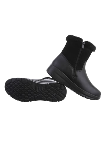 Ital-Design Stiefelette in Schwarz