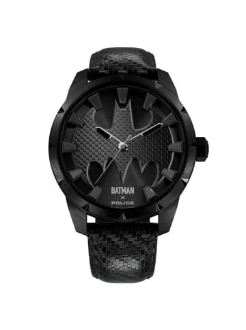 Police Herrenuhr The Bat Carbon Limited Edition Schwarz