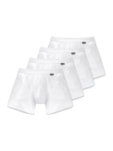 Schiesser Retro Short / Pant Cotton Essentials Authentic in Weiß
