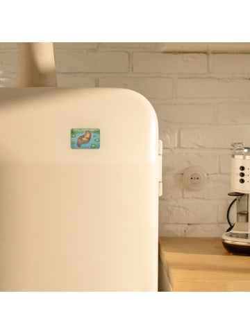 Mr. & Mrs. Panda magnet Otter Seerose Design ohne Spruch in Weiß