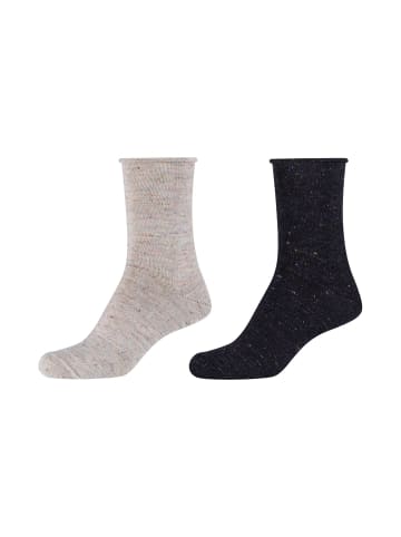 S. Oliver Socken 2er Pack warm & cozy in Schwarz