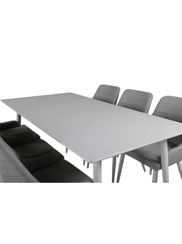 ebuy24 Essgruppe Polar 13 (7-teilig) Grau 90 x 180 cm