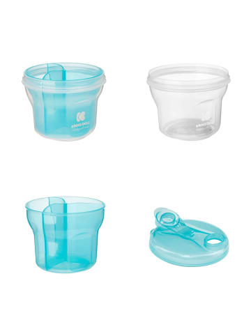 Kikkaboo Milchpulver Behälter 2 in 1 in blau