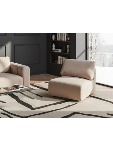 Beliani Sofaelement KIVVIK in Beige - (W) 82 x (H) 80 x (L) 100 cm