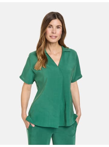 Gerry Weber Bluse Kurzarm in Deep Green