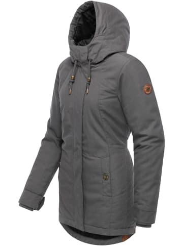 ragwear Winterjacke Monadena Parka YOUMODO in Stone Grey
