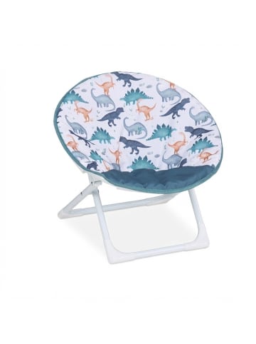 relaxdays Moonchair Kinder "Dino" - (B)50 x (H)47 x (T)48 cm