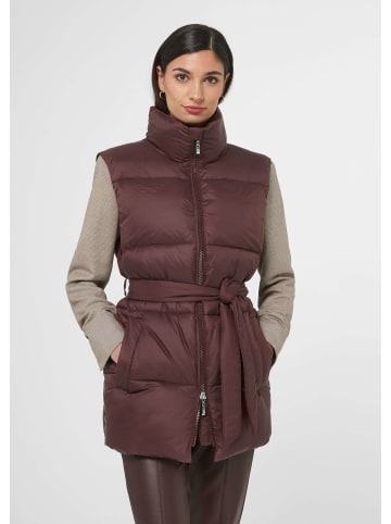 MADELEINE Steppweste in nussbraun