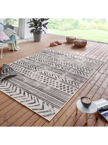 Teppich Boss In- & Outdoor Wendeteppich Biri Schwarz Creme