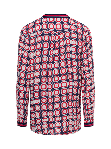 Franco Callegari Blusenshirt in weiß blau - 0028