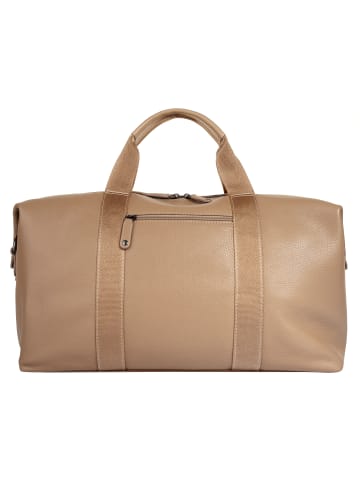Bugatti Reisetasche ELSA echt Leder in sand