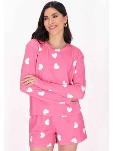 faina Women Loungewear in pink white