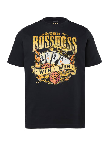 JP1880 Kurzarm T-Shirt in schwarz