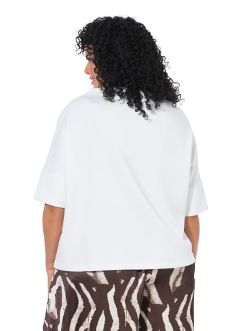 Ulla Popken Sweatshirt in offwhite