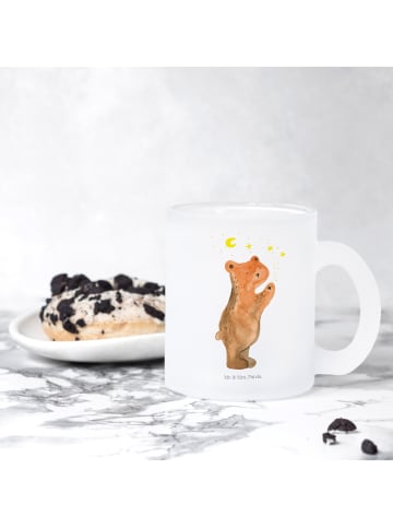 Mr. & Mrs. Panda Teetasse Verliebter Bär ohne Spruch in Transparent