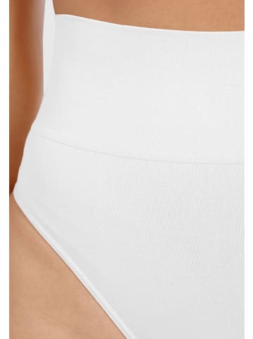 SMILODOX Mid Waist String Nysa in Weiß