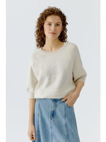 Oui Pullover in whitecap gray