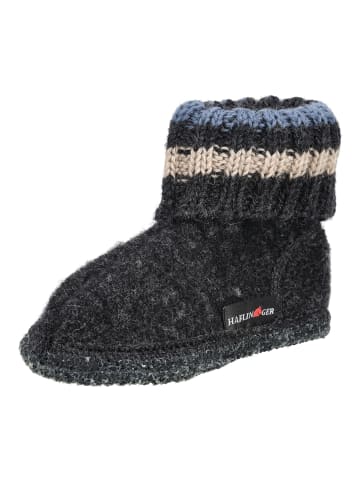 HAFLINGER Stiefelette HÜTTENSCHUH PAUL in Graphit