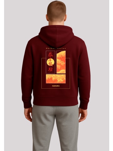 F4NT4STIC Hoodie Shibui Series Japan Streetstyle in maroon