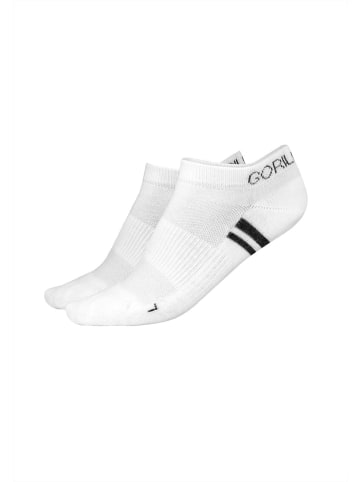 Gorilla Wear Viertelsocken - 2-pack - Weiß