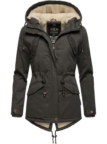 Marikoo Winterjacke Manolya in Anthrazit
