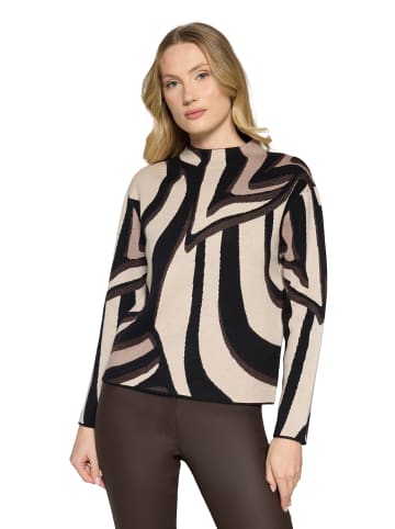 Betty Barclay Pullover in beige schwarz - 0001