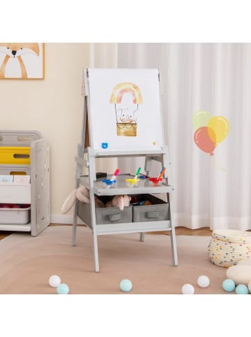 COSTWAY 3-in-1 Tafel Kinder in Grau