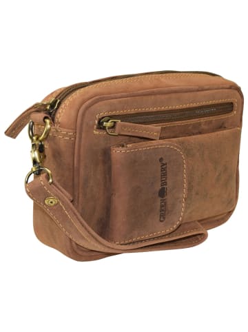 Greenburry Vintage Herrentasche Leder 22 cm braun