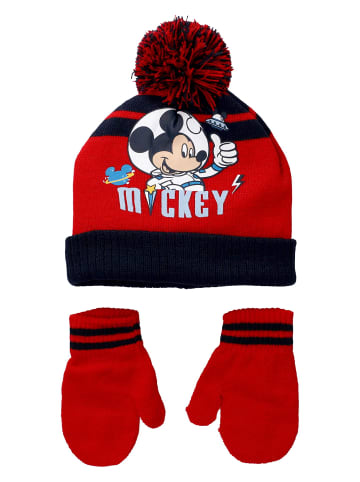 Disney Mütze + Handschuhe Disney in rot