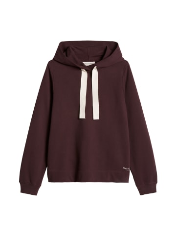 Marc O'Polo DfC Hoodie relaxed in Black Cherry